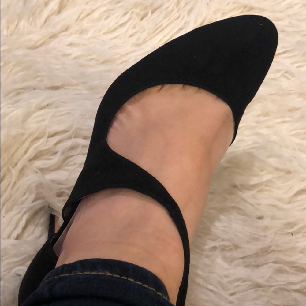 Zara Basic Collection Swede Heels - image 4